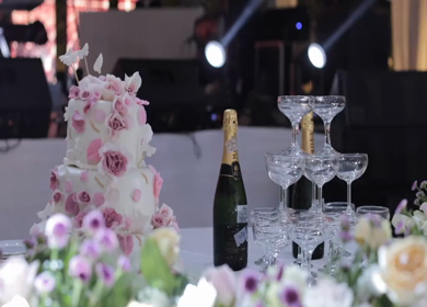 5th January 2025 : A slow motion shot of a bar at an Indian wedding in New Delhi, India