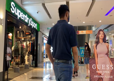 28th July 2021: A Timelapse shot of the Mall of India during the COVID-19 at Noida,NCR,India