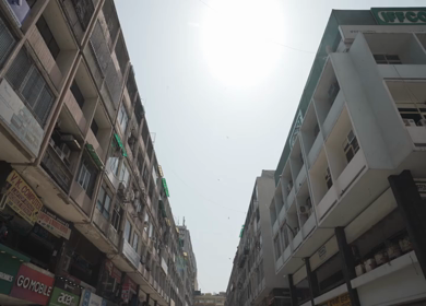 4th April 2021: Shot of people at Nehru Place market at New Delhi in India