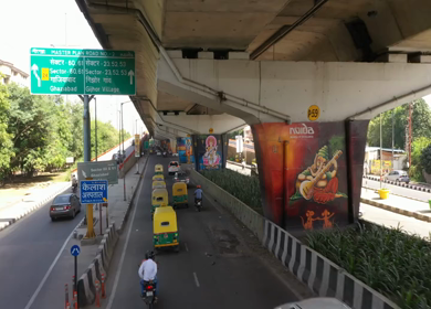 22nd October 2021: An aerial shot of the paintings or art work at Noida,NCR,India