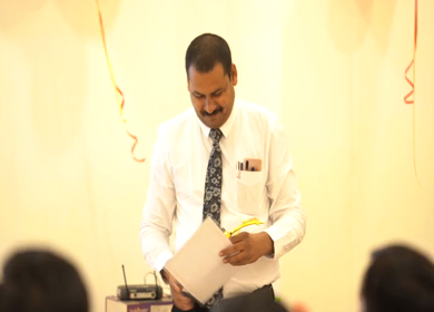 15th October 2021: A shot of a superior giving an award at awards function at New Delhi,India