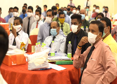 15th October 2021: Employees attending their Office Awards function at New Delhi,India