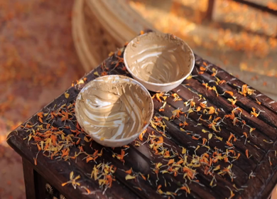 A shot of an Indian Wedding where rituals are being performed in India