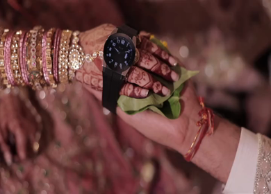 A Slow Motion Shot of an Indian Wedding where rituals are being performed in India
