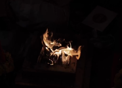 A Slow Motion Shot of an Indian Wedding where rituals are being performed in India