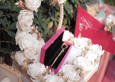 A Slow Motion Shot of an Indian Wedding where rituals are being performed in India