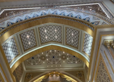 30 March 2023 : Shot of Qasr Al Watan, Presidential Palace of the United Arab Emirates,Abu Dhabi 