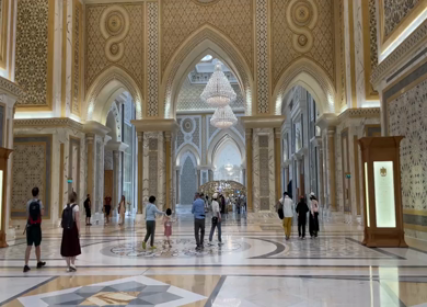 30 March 2023 : Shot of Qasr Al Watan, Presidential Palace of the United Arab Emirates,Abu Dhabi 