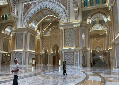 30 March 2023 : Shot of Qasr Al Watan, Presidential Palace of the United Arab Emirates,Abu Dhabi 